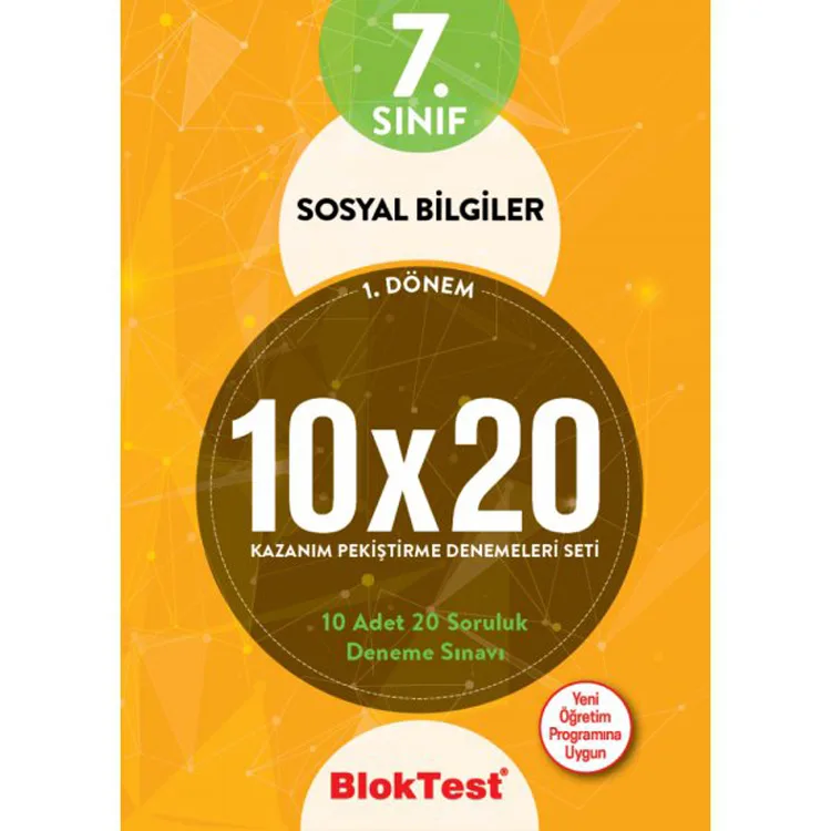 TUDEM 7. SINIF SOSYAL BİLGİLER 10X20 KAZANIM PEKİŞTİRME DENEMELERİ SETİ