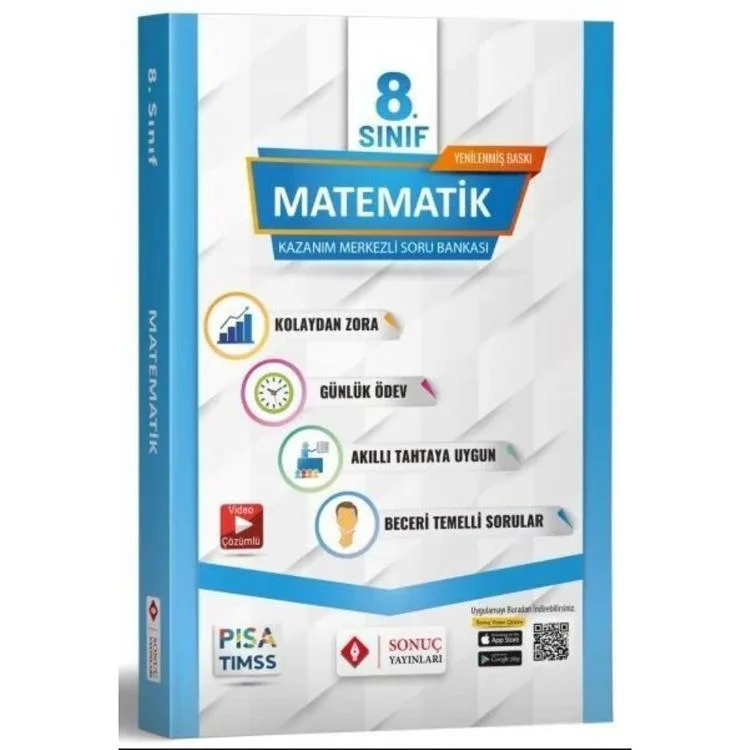 SONUÇ 8. SINIF MATEMATİK SET KAZANIM MERKEZLİ SORU BANKASI
