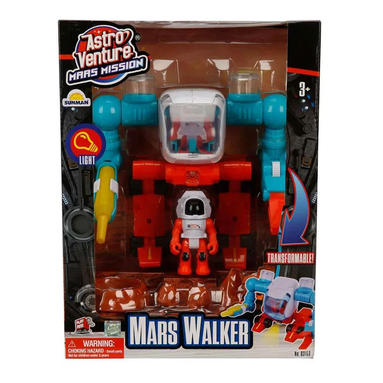 SUNMAN 10122 ASTRO VENTURE MARS WALKER SESLİ IŞIKLI PİLLİ ROBOT 3+