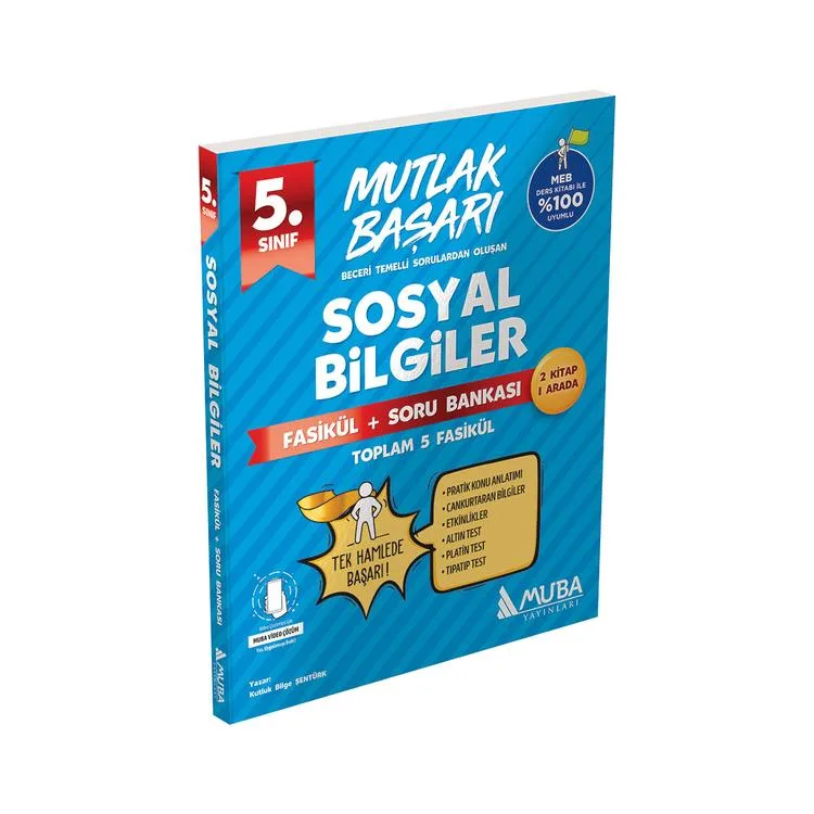 MUBA 5. SINIF MUTLAK BAŞARI SOSYAL BİLGİLER MUTLAK BAŞARI FASİKÜL+ SORU BANKASI