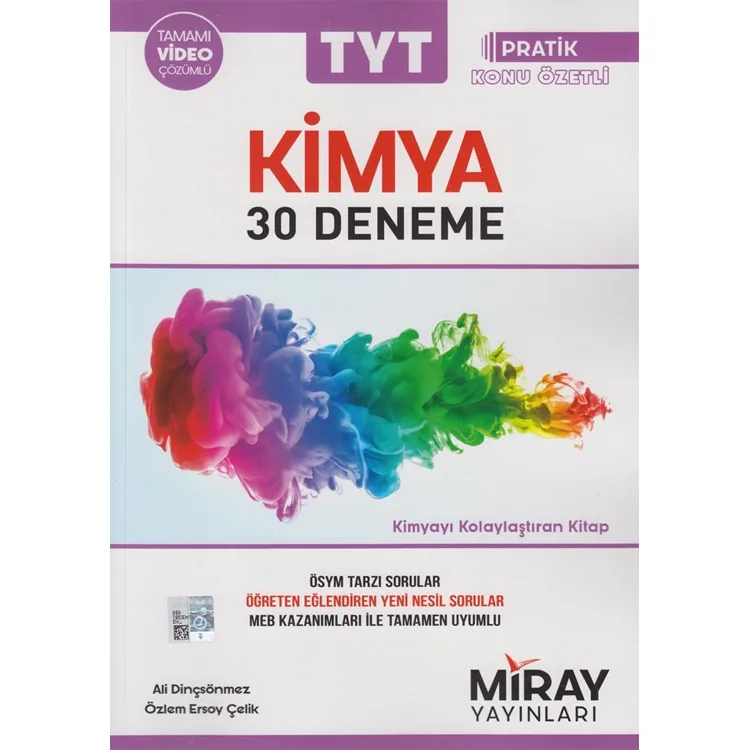 MİRAY YAYINLARI TYT KİMYA 30 DENEME
