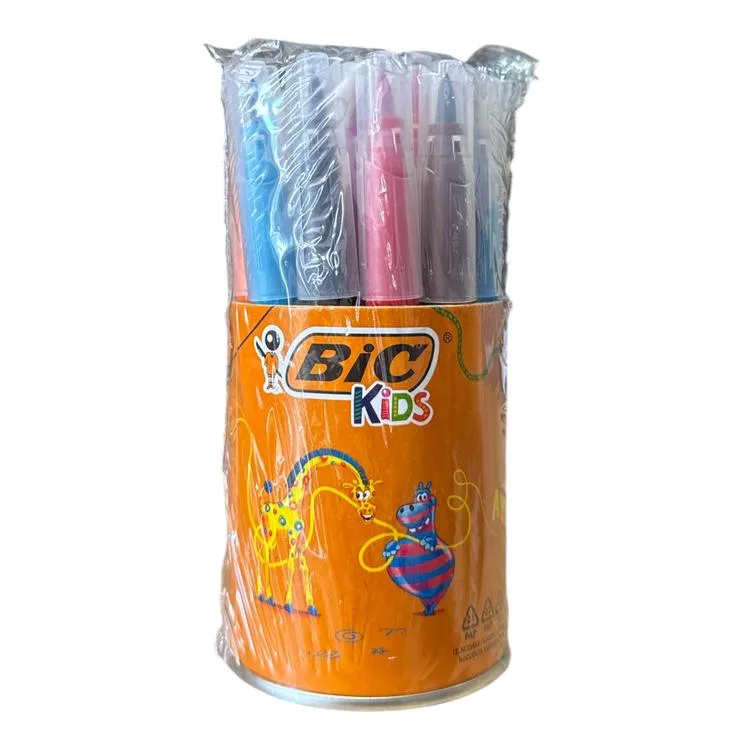 BİC KİDS VISAQUARELLE FIRÇA UÇLU KEÇELİ KALEM SETİ 18'Lİ (RENK)