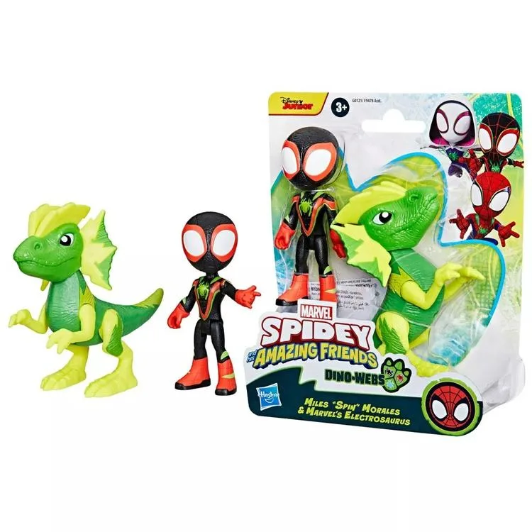 HASBRO SPIDER MAN F9478/G0121 SPIDEY AND HIS AMAZING FRIENDS DINO - WEBS 2'Lİ FİGÜR SETİ 3+
