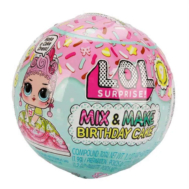 ADORE 593140 LOL SURPRISE TOTS MIX MAKE BIRTHDAY CAKE 3+