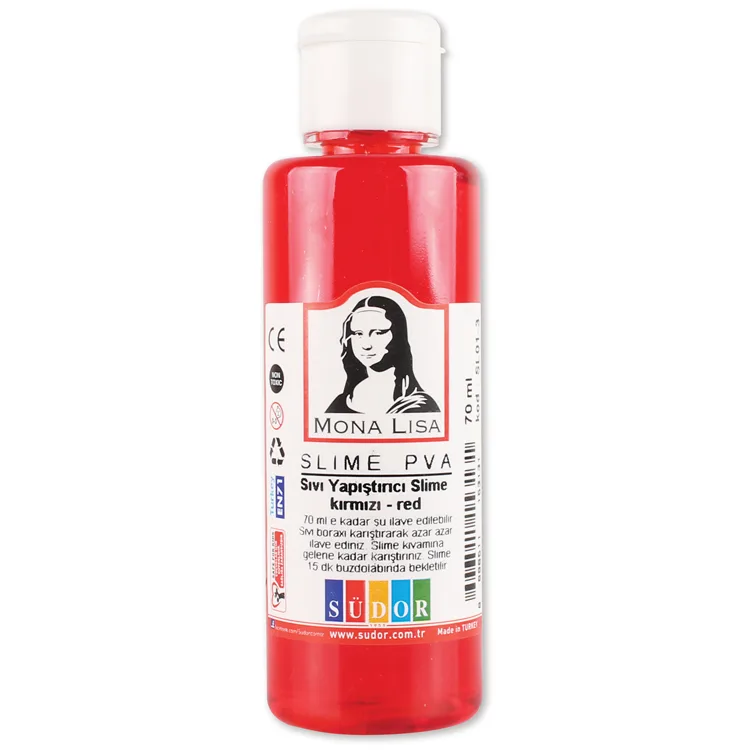 SÜDOR SL01-3 SLIME SIVI YAPIŞTIRICI 70 ML KIRMIZI