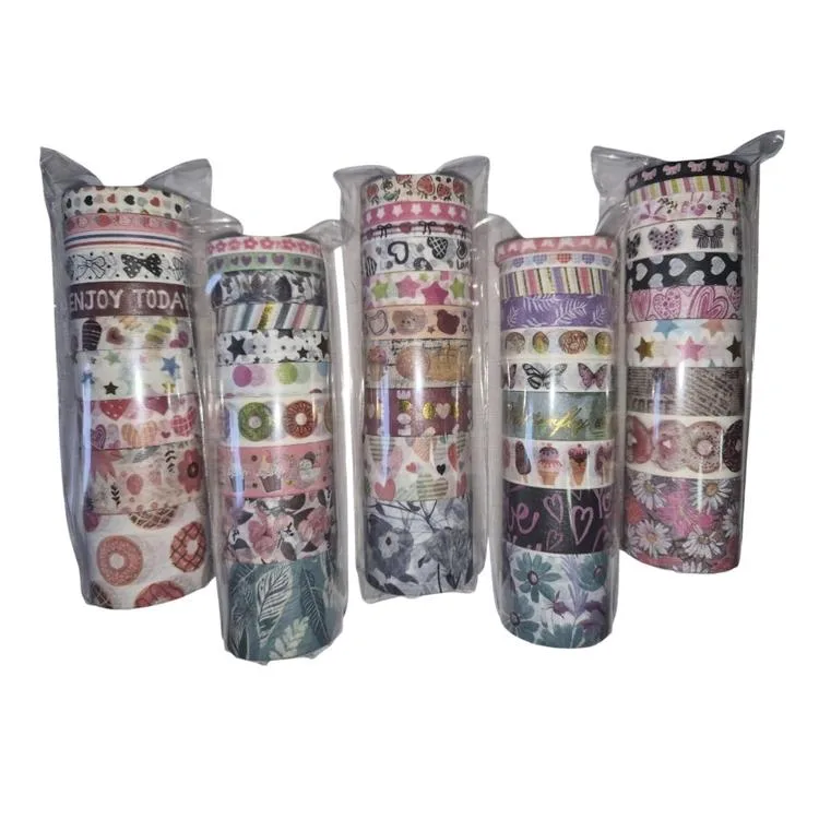 GIPTA K9922 STRAWBERRY RENKLİ DESENLİ BANT10'LU ASORTİ SET