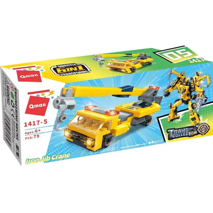 VAGONLIFE KEEPPLEY 1417-5 TRANS COLLECTOR GIANT IRON JIB CRANE 79 PARÇA BLOCK OYUNCAK +6
