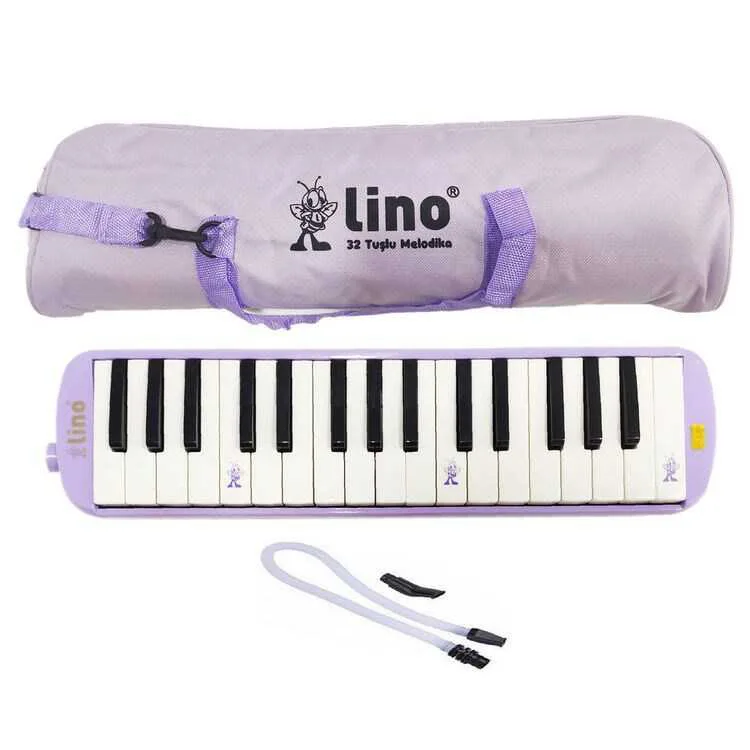 LİNO LN-32-PMRS MELODİKA 32 TUŞLU ÇANTALI PASTEL MOR