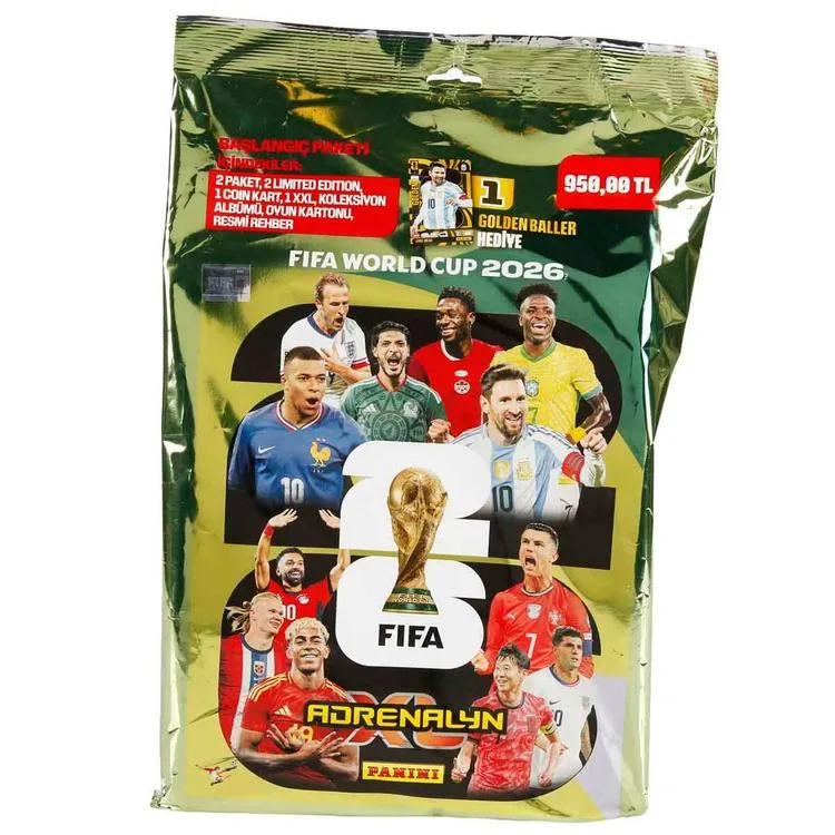 PANİNİ FIFA WORLD CUP 2026 ADRENALYN XL MEGA BAŞLANGIÇ PAKETİ