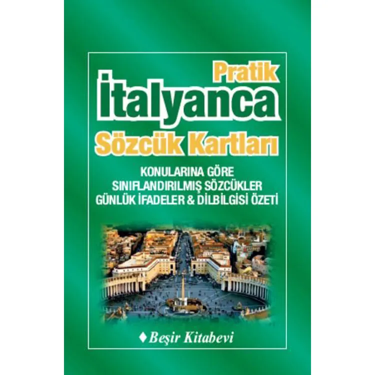 BEŞİR PRATİK İTALYANCA SÖZCÜK KARTLARI
