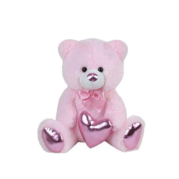 HALLEY PELUŞ PL62500 PARLAK KALPLİ AYI 30 CM.