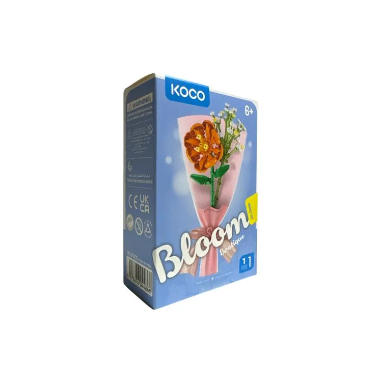 SUNMAN KOCO NO.01035 BLOOM BOUTIQUE FLOWER SERİSİ 11- BUKET ÇİÇEK LEGO YAPIM SETİ 153 PARÇA 6+