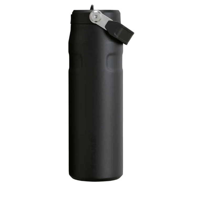 STANLEY 10-11283-143 PİPETLİ THE ICEFLOW BOTTLE FLIP STRAW 710 ML. PASLANMAZ ÇELİK TERMOS SİYAH