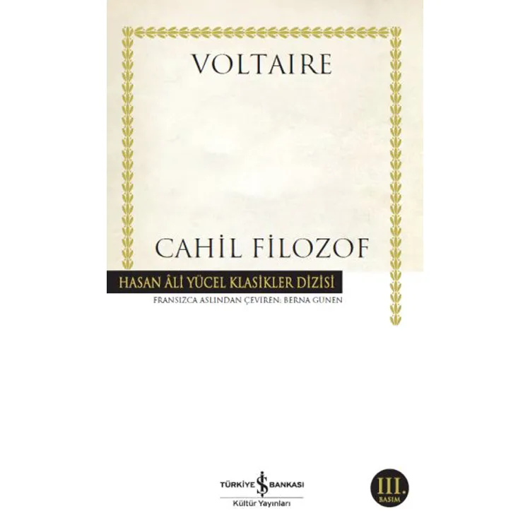 CAHİL FİLOZOF HASAN ALİ YÜCEL KLASİKLERİ