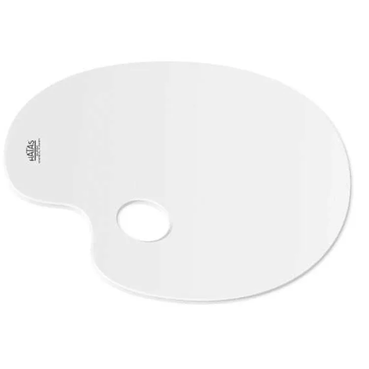 HATAS H03100 AKRİLİK GODESİZ OVAL RESİM PALETİ 20x30cm.