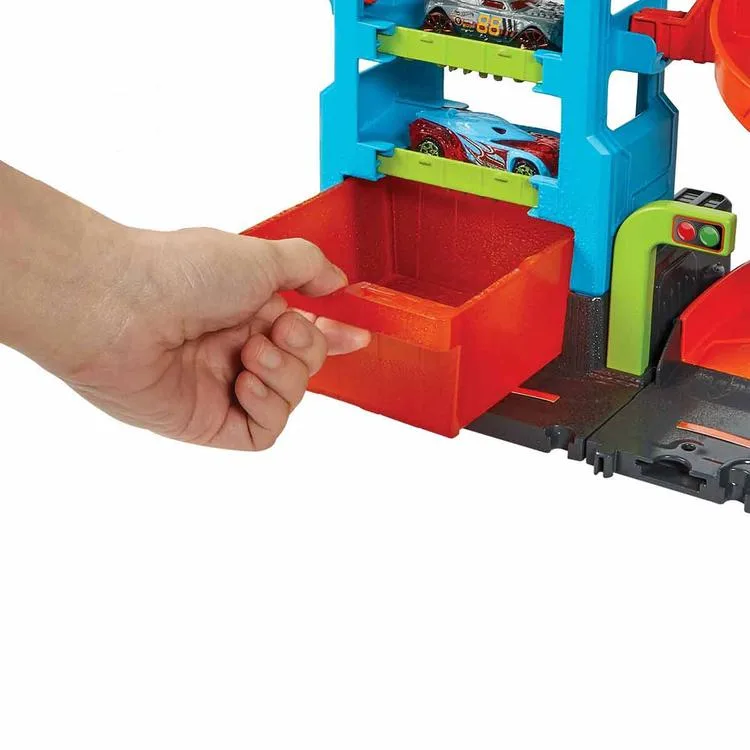 MATTEL HDP05 HOT WHEELS MEGA ARABA YIKAMA MACERASI OYUN SETİ 3+