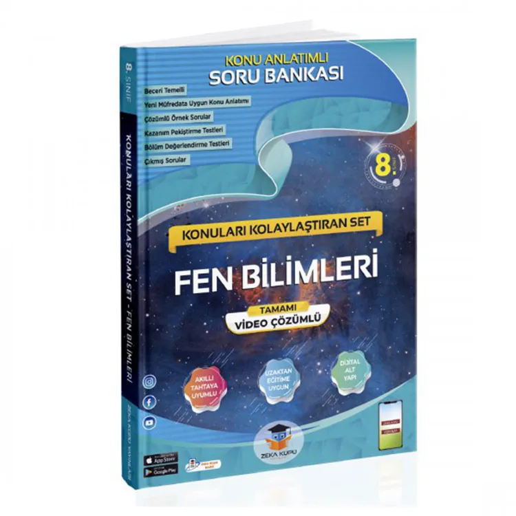 ZEKA KÜPÜ 8. SINIF FEN BİLİMLERİ KONU ANLATIMLI SORU BANKASI