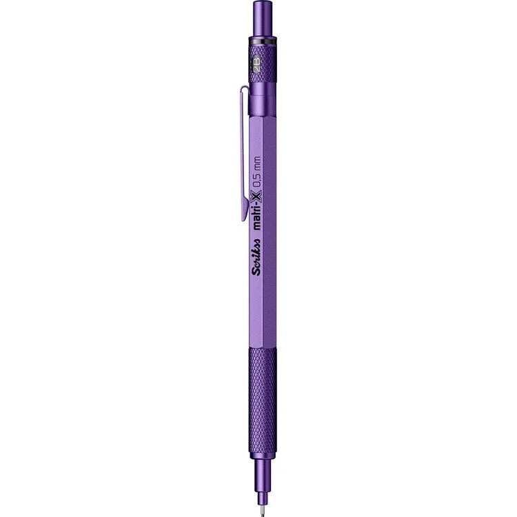 SCRIKSS MATRI-X VERSATİL KALEM 0.5 ŞEFFAF AMBALAJ METALİK MOR
