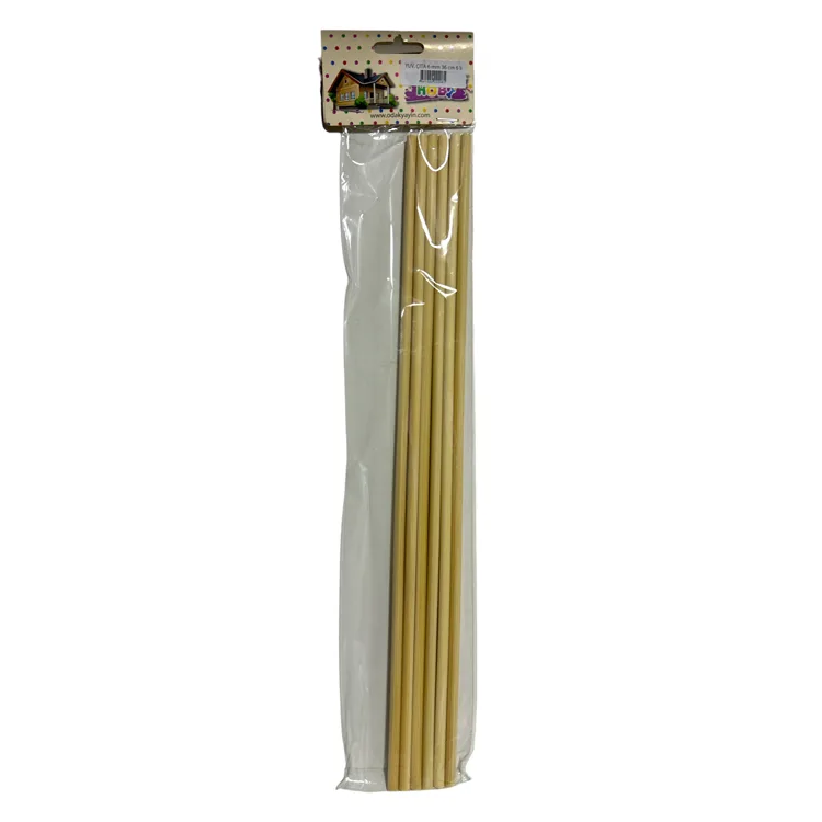 ODAK HOBİ YUVARLAK ÇITA 6mm 36cm - 6'LI