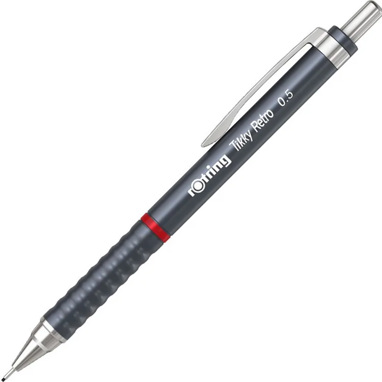 ROTRING TIKKY RETRO VERSATIL KALEM METALİK GRİ 0.5mm