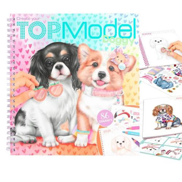 TOP MODEL KÖPEKLİ TASARIM DEFTERİ