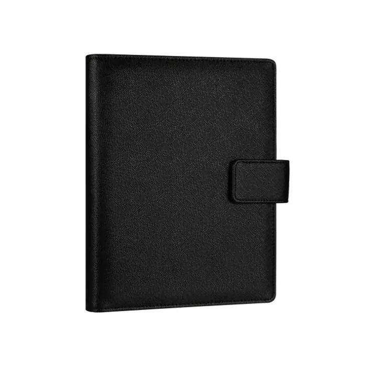 VICTORIA'S JOURNALS 124-1126 14.8x21cm SMYTH ORGANISER HAFTALIK TARİHSİZ AJANDA - SİYAH