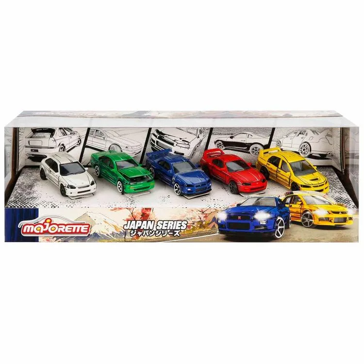 SİMBA MAJORETTE 2051031 JAPON SERİSİ 5'Lİ ARABA SETİ 1:64 3+