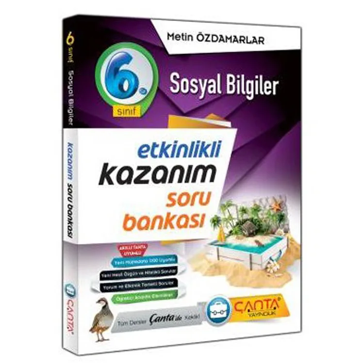 ÇANTA 6. SINIF SOSYAL BİLGİLER ETKİNLİKLİ KAZANIM SORU BANKASI