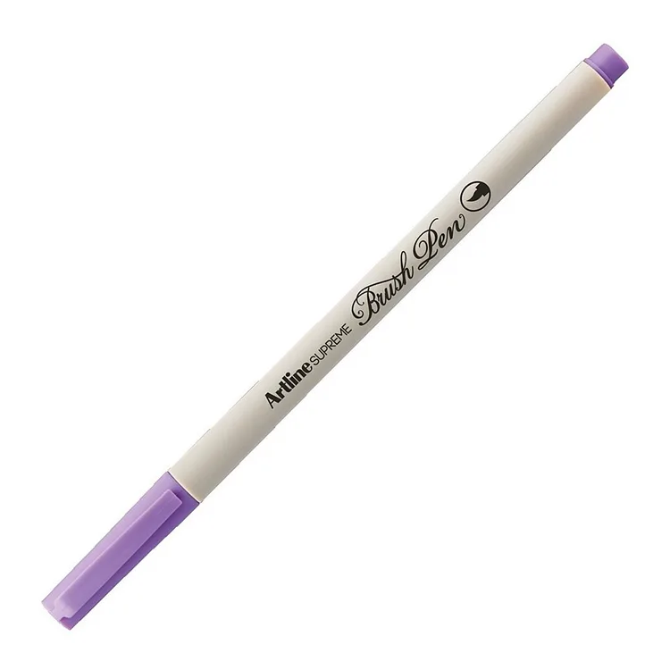 ARTLINE SUPREME EPFS-F BRUSH UÇLU KALEM FOSFORLU MOR