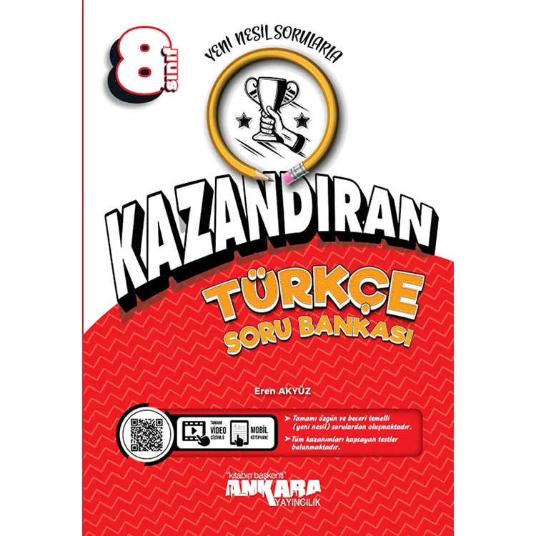 ANKARA YAYINLARI 8. SINIF KAZANDIRAN TÜRKÇE SORU BANKASI