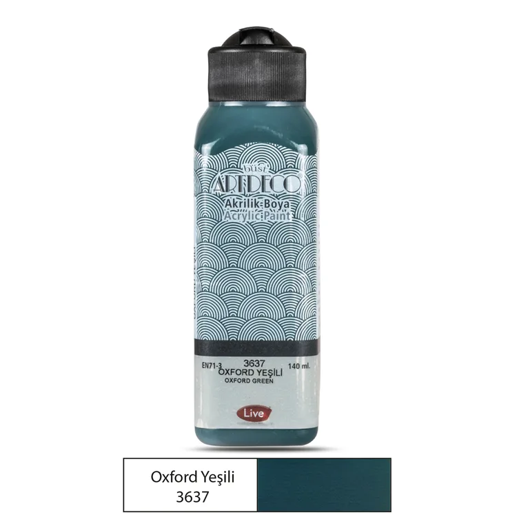 ARTDECO 3637 AKRİLİK BOYA 140 ML. OXFORD YEŞİLİ