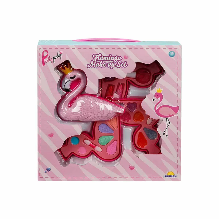 SUNMAN 2599 PRETTY PINKY FLAMİNGO ŞEKİLLİ MAKYAJ GÜZELLİK SETİ -10389