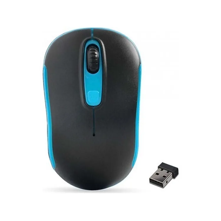 EVEREST SM-804 USB 2.4Ghz OPTİK WIRELESS MOUSE SİYAH-MAVİ