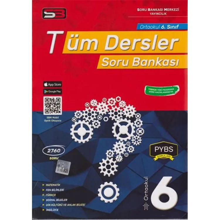 SORU BANKASI MERKEZİ 6.SINIF TÜM DERSLER SORU BANKASI