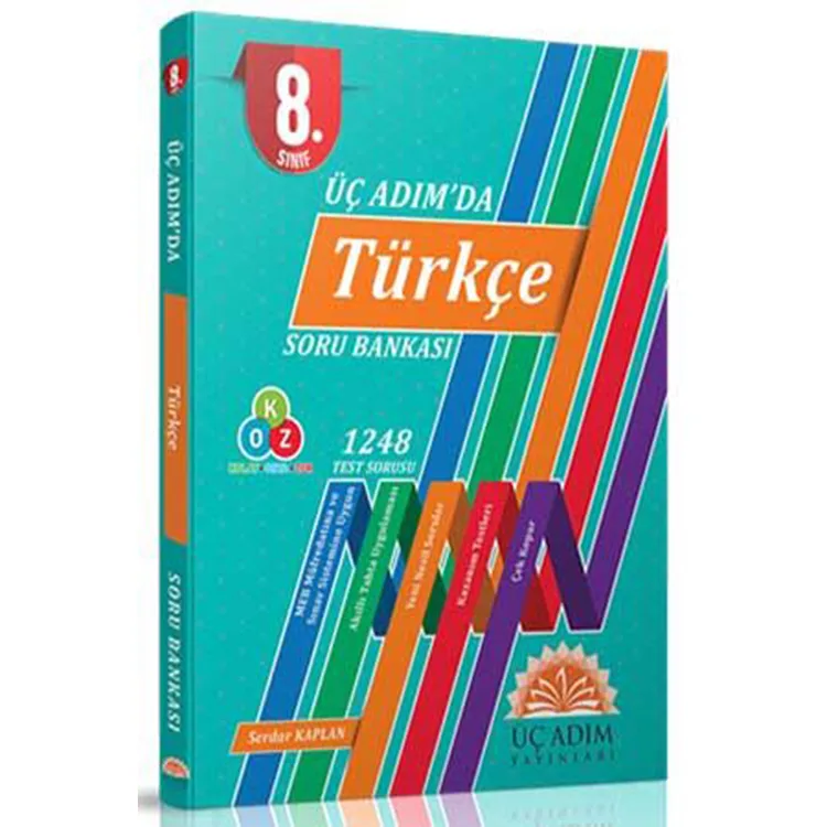 ÜÇ ADIM 8. SINIF ÜÇ ADIM'DA TÜRKÇE SORU BANKASI