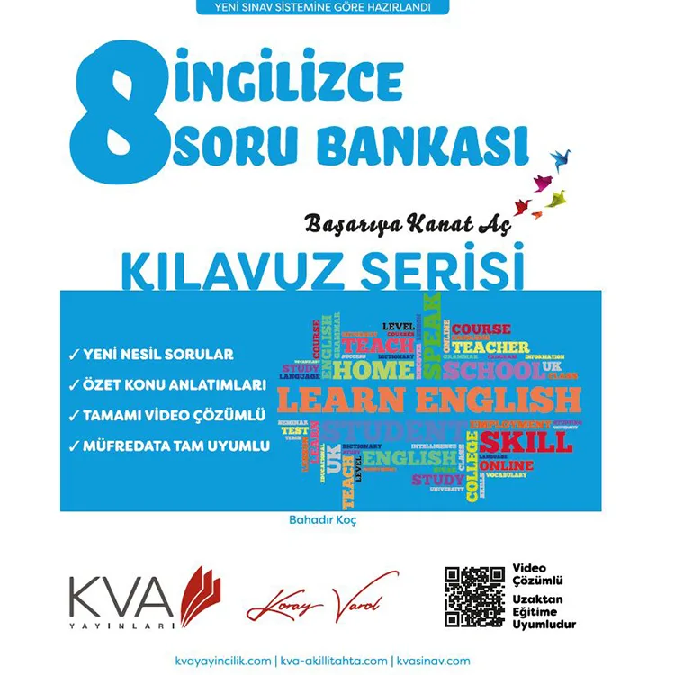 KORAY VAROL AKADEMİ KILAVUZ SERİSİ 8. SINIF İNGİLİZCE SORU BANKASI