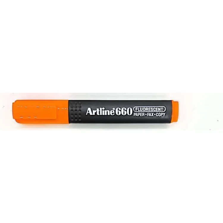 ARTLINE EK- 660 KESİK UÇ 1.0-4.0mm HIGHLIGHTER FOSFORLU KALEM FLORESAN ORANGE
