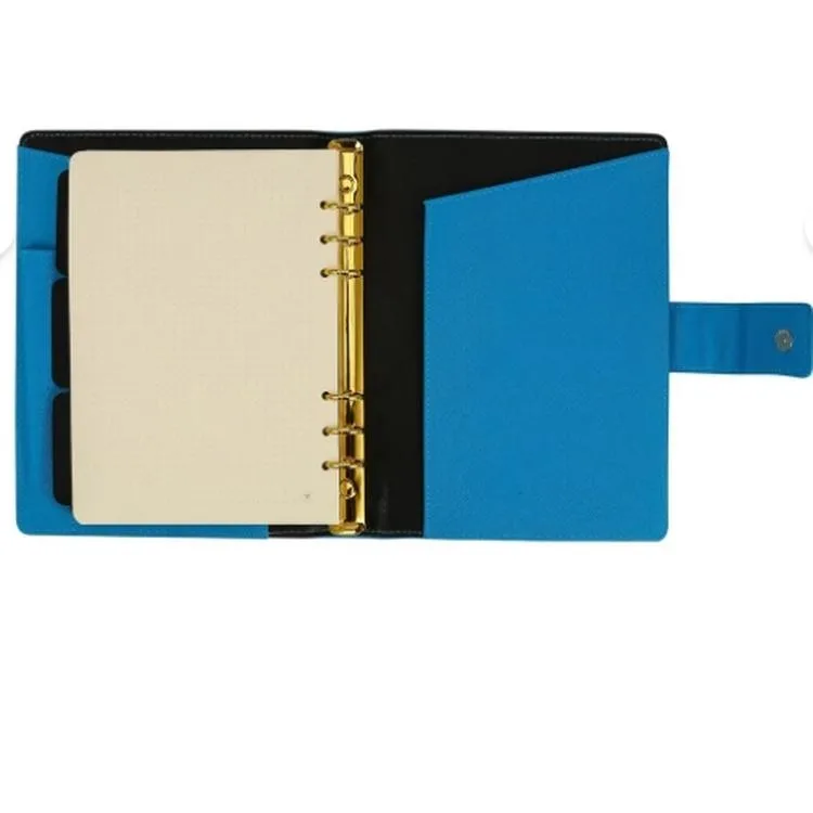 VICTORIA'S JOURNALS 124-1131 14.8x21cm SMYTH ORGANISER HAFTALIK TARİHSİZ AJANDA - MAVİ