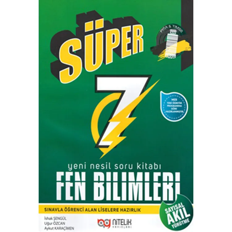 NİTELİK 7.SINIF NESİL SÜPER FEN BİLİMLERİ SORU KİTABI - 2025 MÜFREDAT