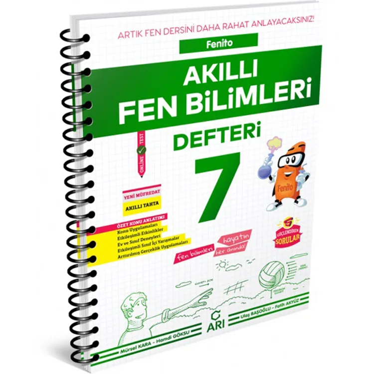 ARI 7. SINIF AKILLI FEN BİLİMLERİ DEFTERİ