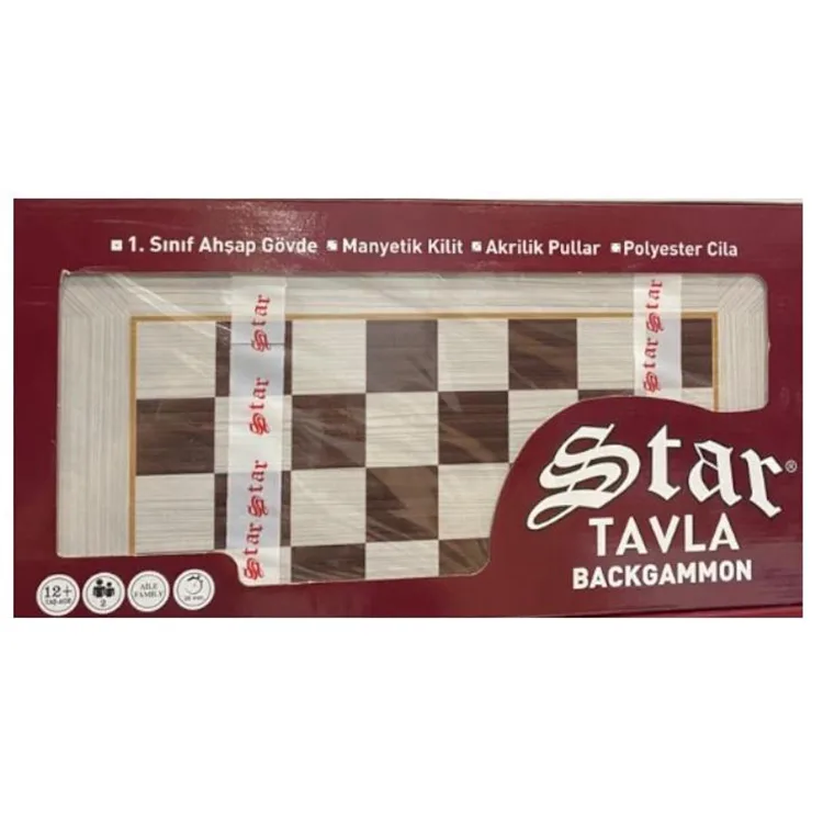 STAR 1022061 MAT PROFİL YENİCE MEŞE TAVLA TAKIMI