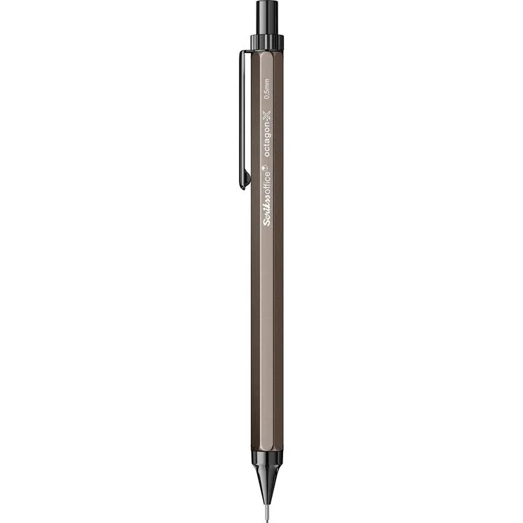 SCRIKSS OCTAGON-X 0.5MM VERSATİL KALEM KAHVERENGİ - TEKLİ