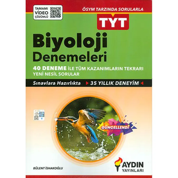 AYDIN TYT BİYOLOJİ 40'LI DENEME TAMAMI VİDEO ÇÖZÜMLÜ