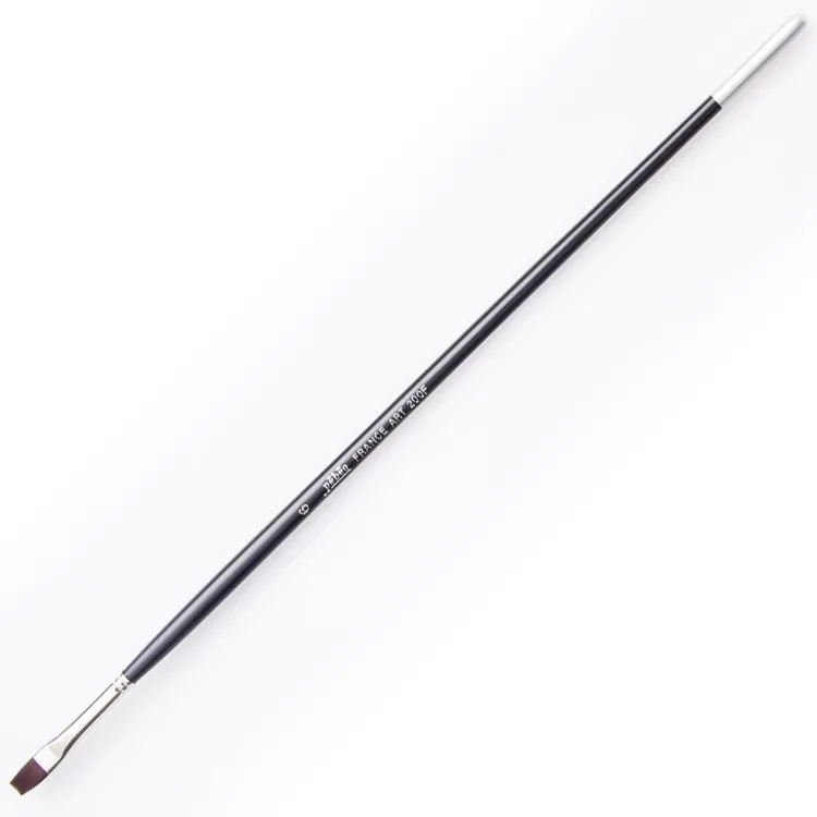 PEBEO 200F/6 SENTETİK UÇ SAP YAĞLI AKRİLİK FIRÇA SİYAH NO:6