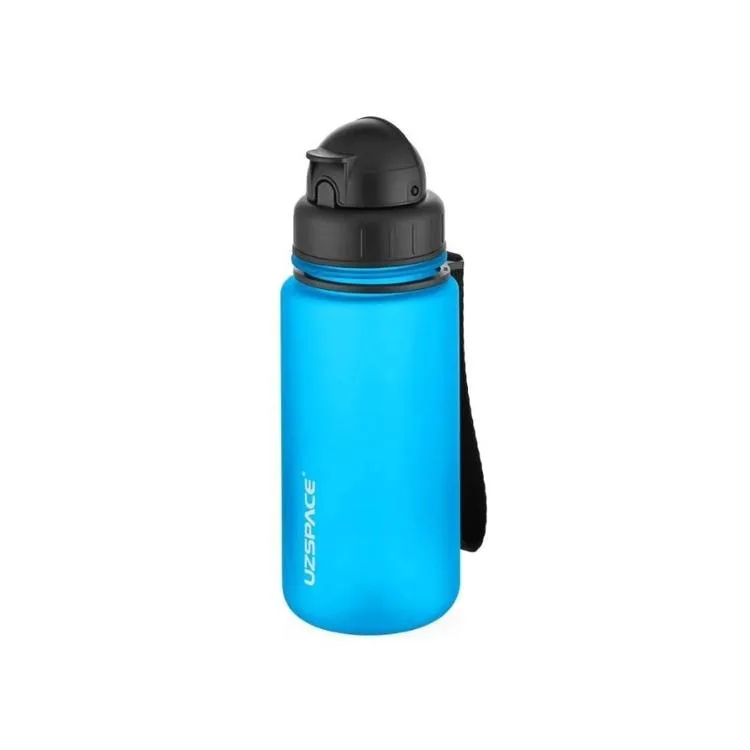 UZSPACE 3024-3 SOFT TOUCH TRITAN MATARA PİPETLİ 400 ML AURORA BLUE