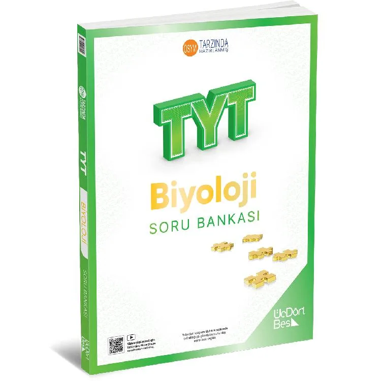 ÜÇDÖRTBEŞ TYT BİYOLOJİ SORU BANKASI