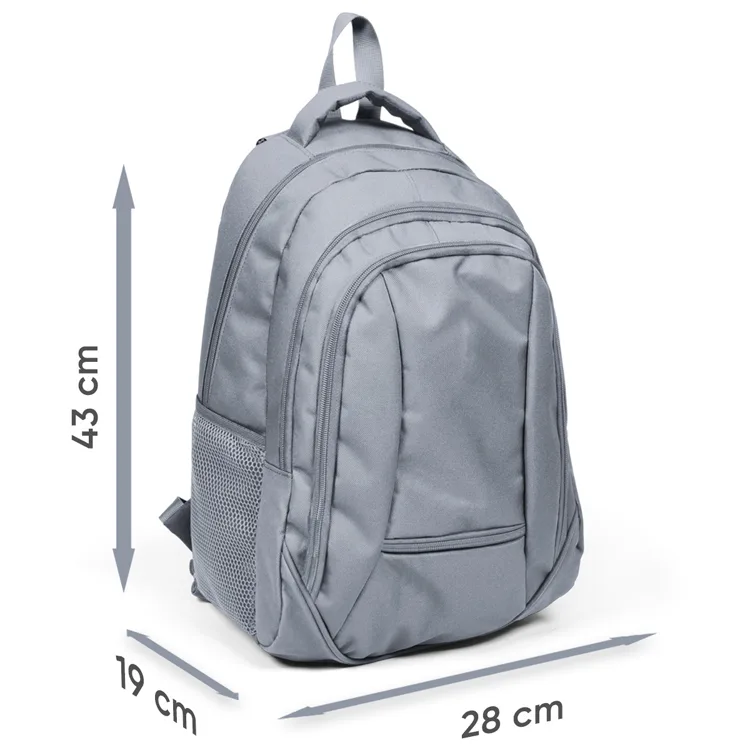 CORAL HIGH 23452 SPORT SİYAH DÖRT BÖLMELİ SIRT ÇANTASI