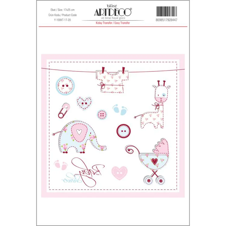 ARTDECO KOLAY TRANSFER 17X25CM DESEN NO:20