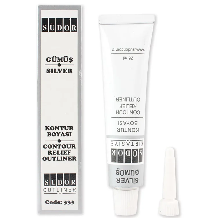 SÜDOR 331 KONTUR BOYASI GÜMÜŞ 25 ml
