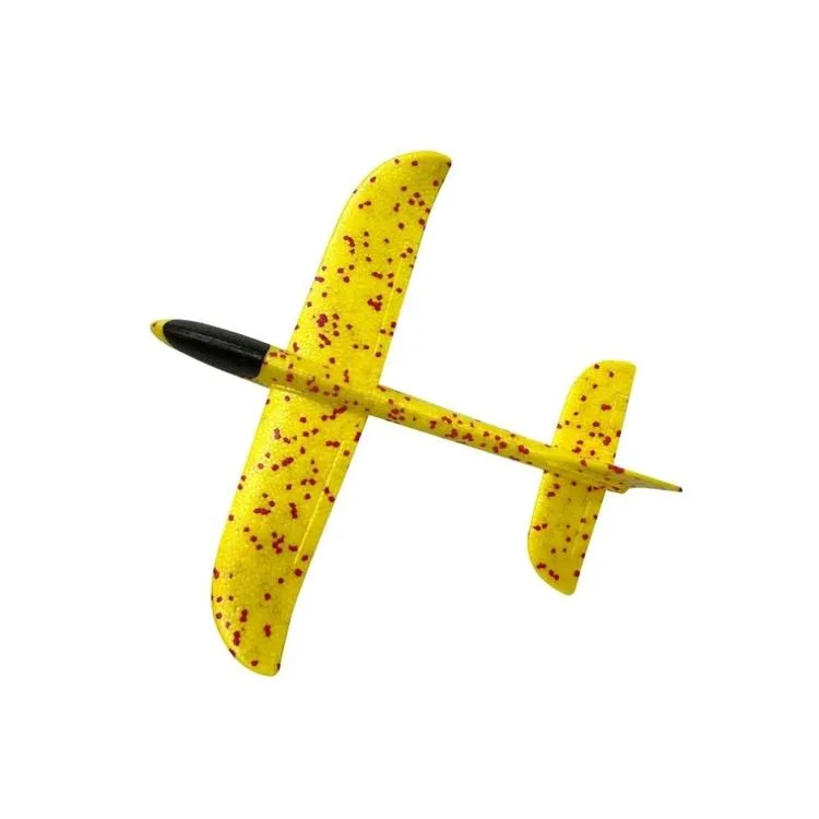 BAŞEL 2192 FOAM AIRPLANE - EVA SİYAH BAŞLIKLI (IŞIKSIZ) YAPIM SETİ 37cm 3+ - TEKLİ
